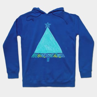 Geometric Lines Christmas tree Hoodie